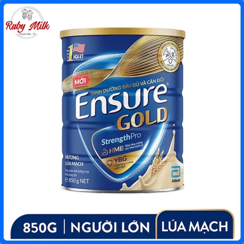 Sữa Bột Ensure Gold Hương Lúa Mạch Lon 800G