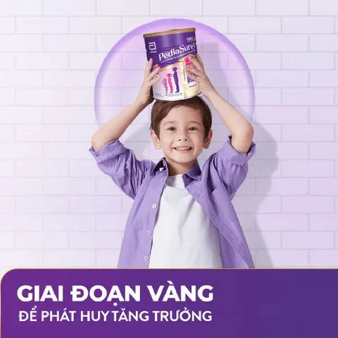 Sữa Bột Pediasure Lon 1,6kg Vani Ít Ngọt