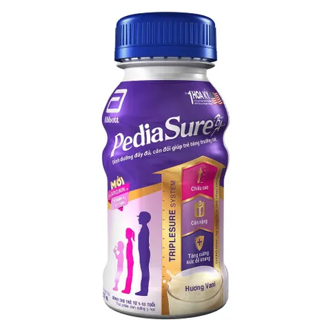 Lốc 6 Chai Sữa Pha Sẵn PediaSure 237ml Hương Vani