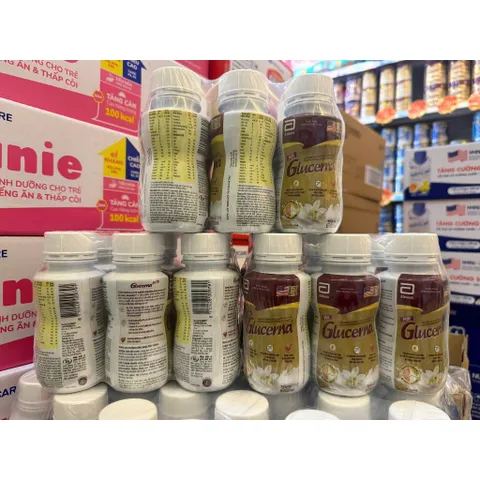 Combo 24 Chai Sữa Bột Pha Sẵn Glucerna 220ml Cho Người Tiểu Đường (Không có thùng)