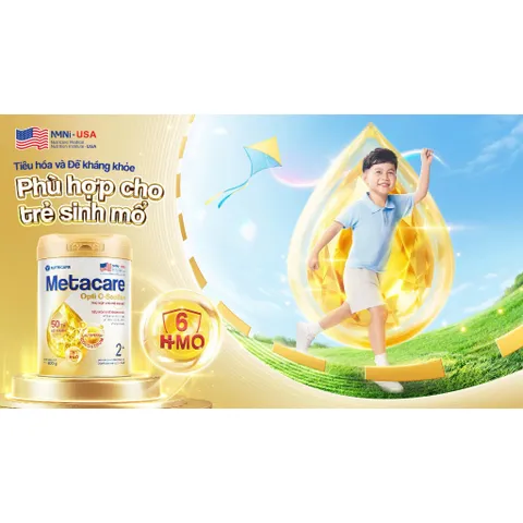 Sữa Bột Metacare Opti C-SECTION Lon 800g - Dành Cho Bé Sinh Mỗ, Đề Kháng