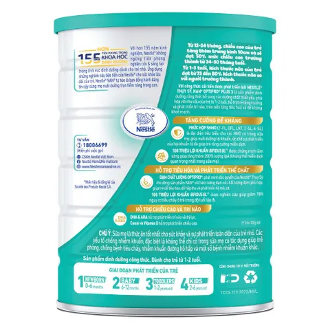Sữa Bột Nan Optipro số 3 lon 1.5kg Cho bé 1-2 tuổi