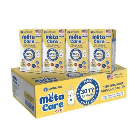 Combo 6 Lốc Sữa Pha Sẵn Metacare Opti Hộp 110ml