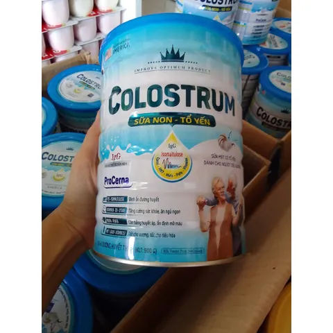 Thực phẩm bổ sung Colostrum Procerna Lon 900g - Sữa mát có tổ yến cho người tiêu đường