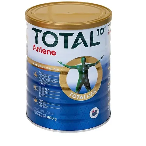 Sữa bột bổ sung canxi Anlene TOTAL 10 Lon 800g