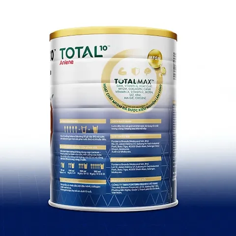 Sữa bột bổ sung canxi Anlene TOTAL 10 Lon 800g
