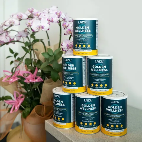 Combo 2 Lon Sữa Bột LAZU GOLDEN WELLNESS Lon 450g