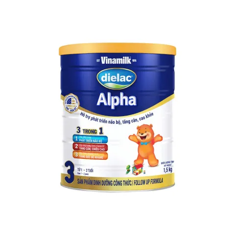 Sữa Bột Dielac Alpha Lon 900g Hỗ Trợ Phát Triển Toàn Diện Số 1,2,3,4 Lon 900g/1,5kg
