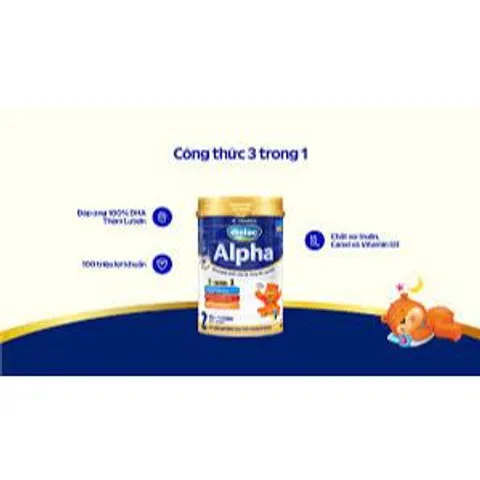 Sữa Bột Dielac Alpha Lon 900g Hỗ Trợ Phát Triển Toàn Diện Số 1,2,3,4 Lon 900g/1,5kg