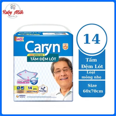 Tấm Đệm Lót Caryn Mỏng Nhẹ (14 Miếng) - Cho Người Lớn Tuổi