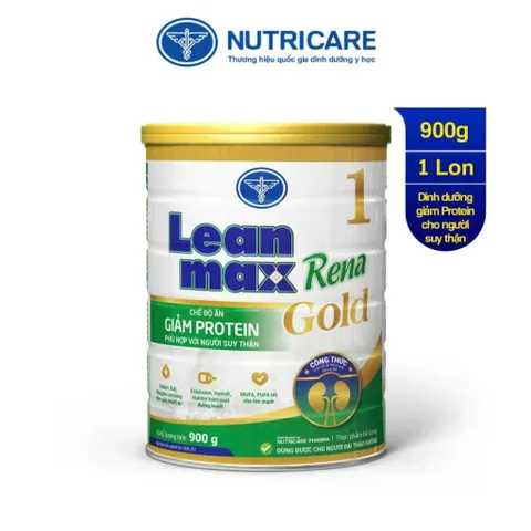 Leanmax Rena Gold 1 Lon 900g - Dinh Dưỡng Cho Người Bệnh Thận