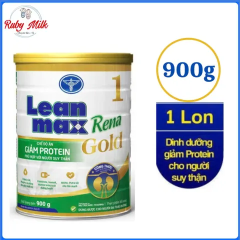 Leanmax Rena Gold 1 Lon 900g - Dinh Dưỡng Cho Người Bệnh Thận