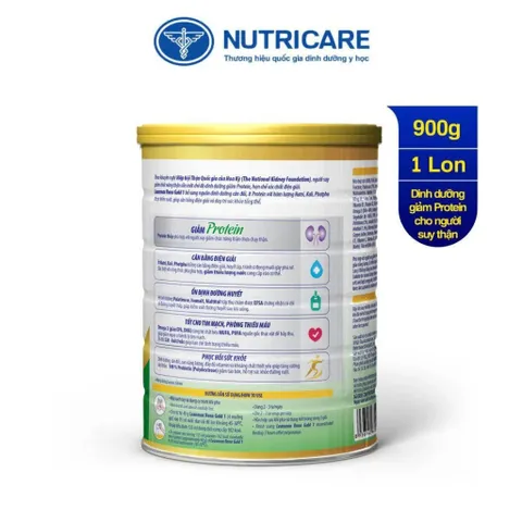 Leanmax Rena Gold 1 Lon 900g - Dinh Dưỡng Cho Người Bệnh Thận
