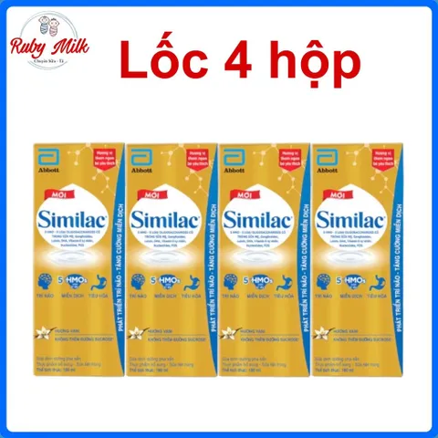 Lốc 4 Hộp Sữa Pha Sẵn Similac IQ 180ml /110ml