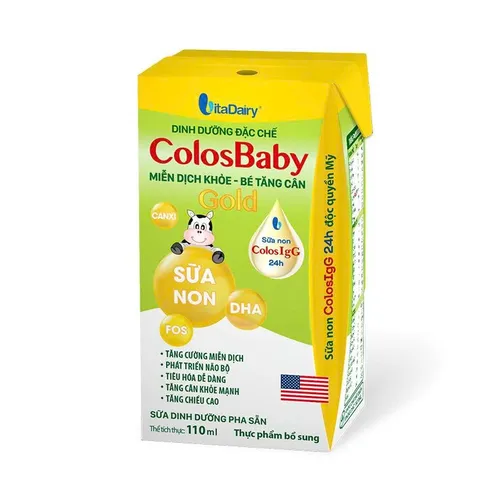 Combo 6 Lốc Sữa Pha Sẵn Colosbaby Gold 110ml/180ml (Cho bé trên 1 tuổi)