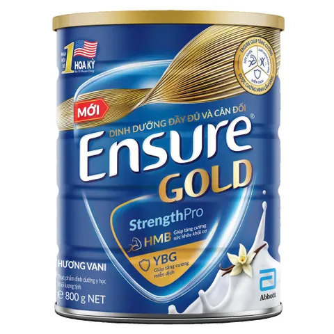 Combo 6 Lon Sữa Bột Ensure Gold Hương Vani 800g