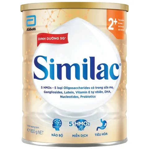 Combo 2 lon Sữa Bột Similac 5G Số 2+ Lon 800g
