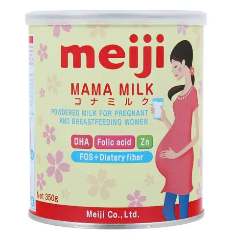 Sữa Bột Meiji Mama Lon 350g - Thực Phẩm Bổ Sung Cho Bà Mẹ Mang Thai Và Cho Con Bú