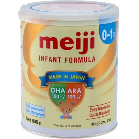 Sữa Bột Meiji Nhập Khẩu Infant Formula Lon 800g (Cho bé 0 - 1 tuổi)