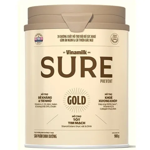 Sữa Sure Prevent Gold lon 900g (Mẫu mới)
