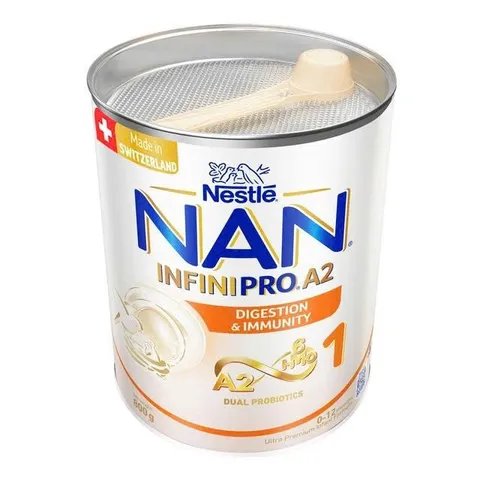 Sữa Nan InfiniPro A2 6HMO số 1 Lon 800g (cho bé 0 - 12 tháng tuổi)