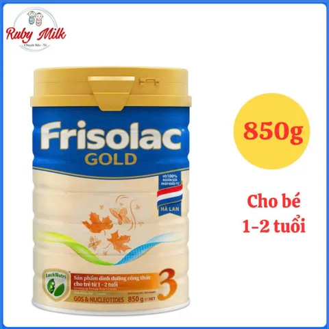 Sữa Bột Frisolac Gold số 3 Lon 850g (Cho bé 1 - 2 tuổi)
