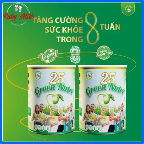 Sữa Hạt Ngũ Cốc 25 Green Nutri Singapore Chính Hãng [Nhập khẩu 100%] lon 750G