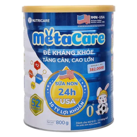 Sữa Bột MetaCare Eco Xanh Lon 850g Đủ Số Cho Bé