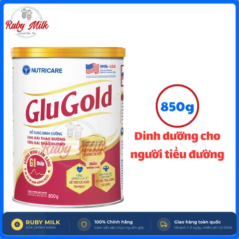 Sữa Bột Glucare Gold 850g (Mẫu mới GLUGOLD)