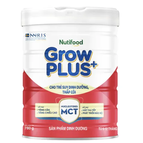 [Combo 6 Lon] Sữa Bột Nutifood Grow Plus Suy Dinh Dưỡng Lon 780g.