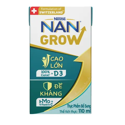 Thùng 36 Hộp Sữa Pha Sẵn Nestle NANGROW 110ml ,cho bé trên 1 tuổi, Giúp Bé Cao Lớn Vượt Trội