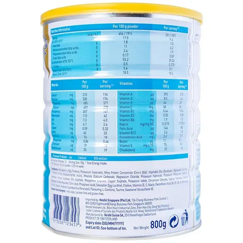 Sữa Bột Nestle Boost Optimum Lon 800g Dinh Dưỡng Dành Cho Người Trung Và Cao Tuổi