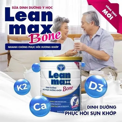 Sữa Lean Max Lon 850g dinh dưỡng cho Người Loãng Xương, Thận, Bổ Gan