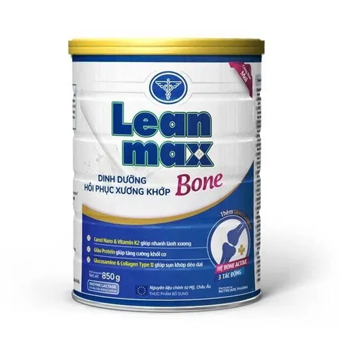 Sữa Lean Max Lon 850g dinh dưỡng cho Người Loãng Xương, Thận, Bổ Gan