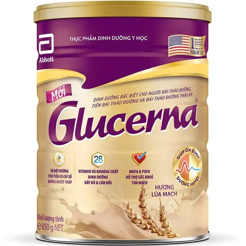 Sữa Bột Glucerna Hương Lúa Mạch Lon 800g