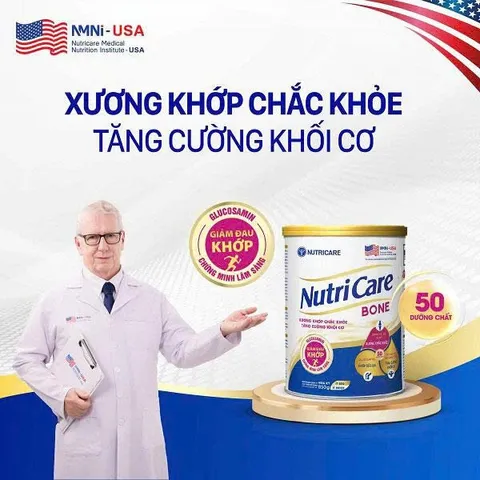 Nutricare Bone Lon 850g - Tăng Cường Khối Cơ, Xương Khớp Chắc Khỏe