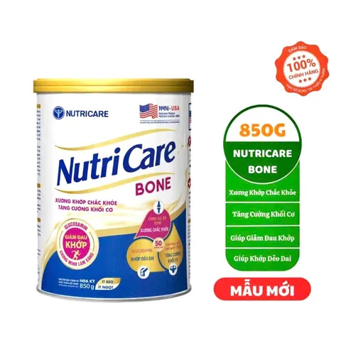 Nutricare Bone Lon 850g - Tăng Cường Khối Cơ, Xương Khớp Chắc Khỏe