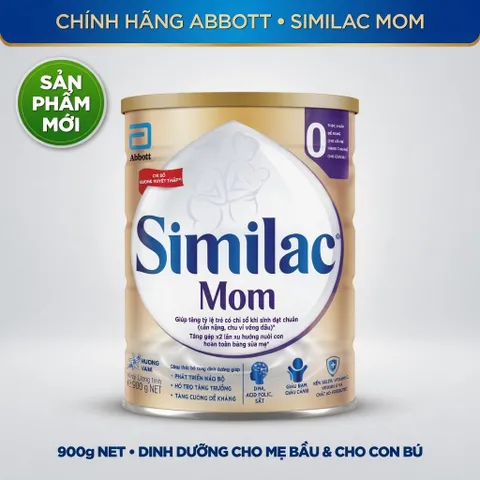[Combo 2 Lon ]Sữa bột Similac Mom IQ 800G Hương Vani ,Bổ sung dinh dưỡng cho bà mẹ mang thai và cho con bú