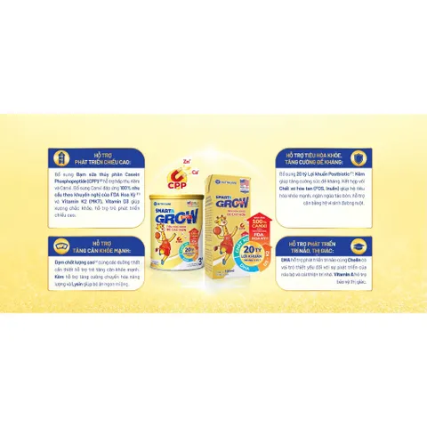 Sữa Bột Nutricare Smarta Grow Opti Lon 850g
