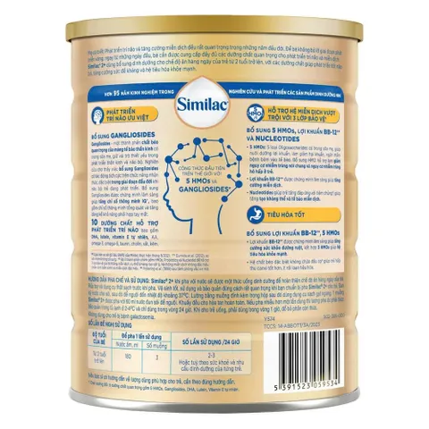 Sữa Bột Similac 2+ Lon 800g