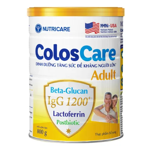 [Combo 2 Lon] Sữa bột Nutricare ColosCare Adult 800g