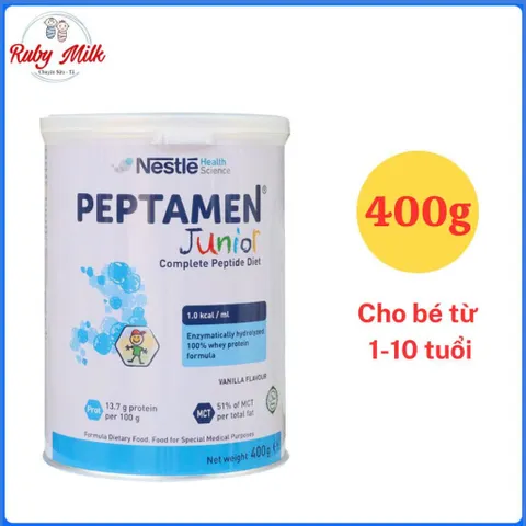 Sữa Peptamen Junior Lon 400g (trẻ từ 1-10 tuổi)