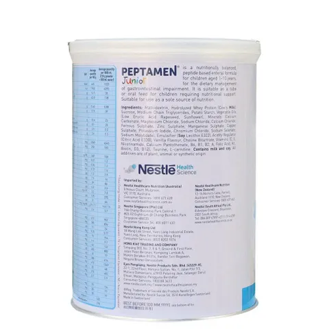 Sữa Peptamen Junior Lon 400g (trẻ từ 1-10 tuổi)