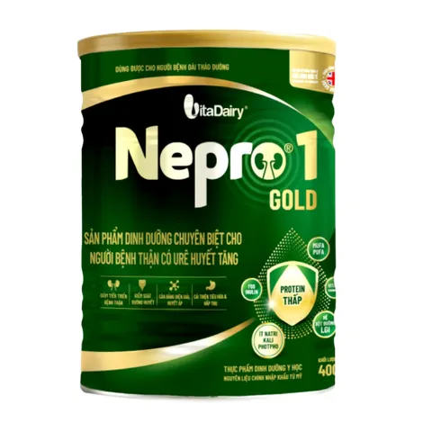 Sữa Bột Nepro 1 Gold - Phù hợp chế độ dinh dưỡng đặc biệt (dành cho người tiểu đường) - Lon 400g