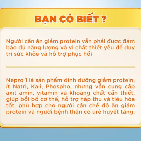 Sữa Bột Nepro 1 Gold - Phù hợp chế độ dinh dưỡng đặc biệt (dành cho người tiểu đường) - Lon 400g
