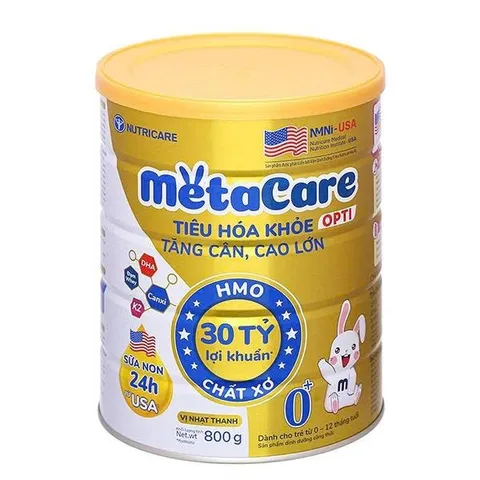 Sữa Bột MetaCare Opti 0+ Lon 800g (Cho bé 0 - 12 tháng)
