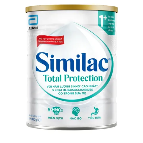 Sữa Bột Similac Total Protection 1+ Cho Bé Lon 800g Phát Triển Toàn Diện