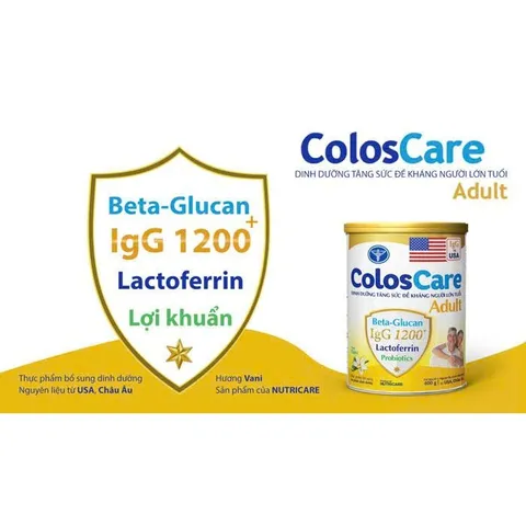 Sữa Bột Nutricare ColosCare Adult Lon 800g - Cho Người Lớn Tuổi