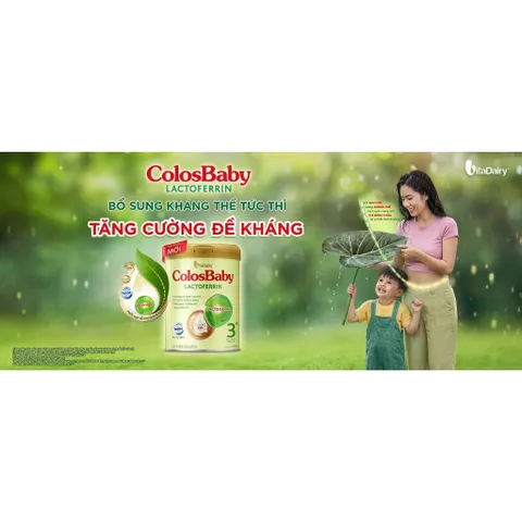 Combo 2 Lon Sữa Bột ColosBaby Lactoferrin Lon 800g - Phù Hợp Cho Bé Sinh Mổ, Đề Kháng Kém