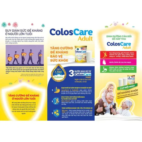 Sữa Bột Nutricare ColosCare Adult Lon 800g - Cho Người Lớn Tuổi